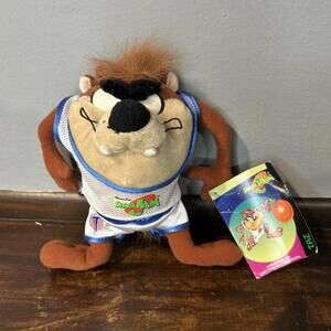 VTG NEW McDonalds Space Jam TAZ Plush 1996 - Warner Bros Looney Tunes 90s